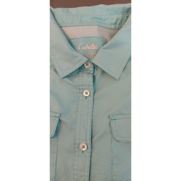 Cabela's Other - Cabelas 4Most Fishing Shirt Mens 2XL Blue UPF 30 Vented Pockets Roll Tab Sleeve